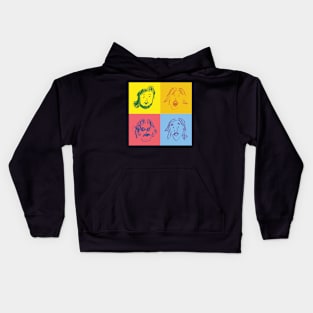 Fab Four! Kids Hoodie